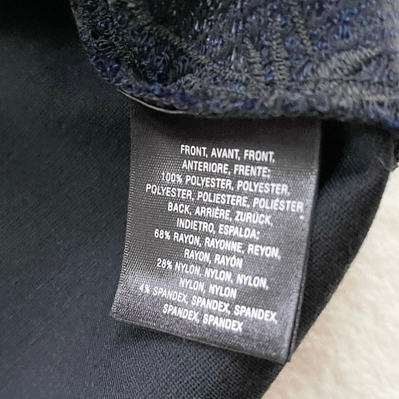 NWOT Anthropologie Postmark | Blue/Black Koria Embroidered Lace Sleeveless Top - Picture 11 of 14